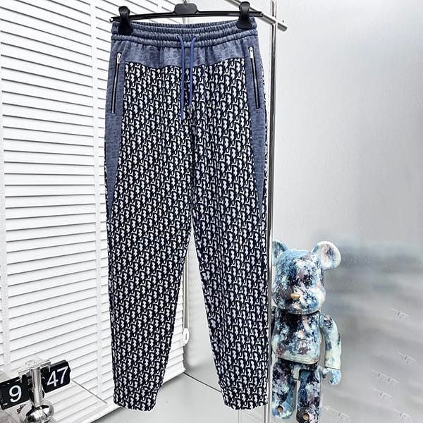 ★Popular in Japan! Dior track pants cotton cashmere logo fake dep02645