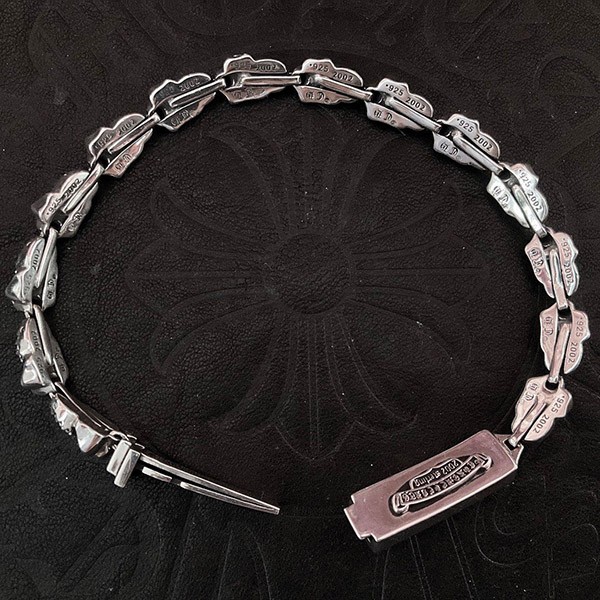 Free shipping Chrome Hearts Lip & Tongue Charm Bracelet Replica Kuu01453