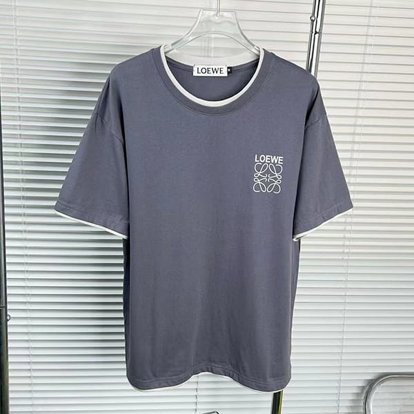 High quality Loewe cotton anagram T-shirt replica lop44284 High quality Loewe cotton anagram T-shirt replica lop44284