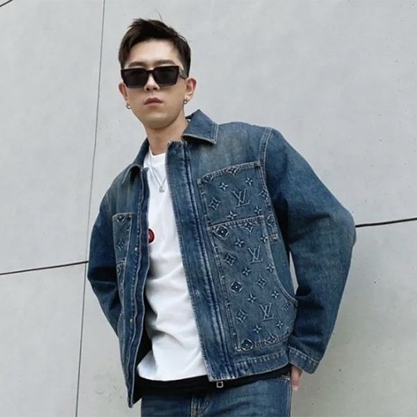 High quality??Louis Vuitton denim jacket replica vul04580 High quality??Louis Vuitton denim jacket replica vul04580