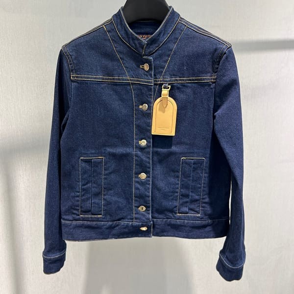 No. 1 in total sales! Louis Vuitton Monogram Denim Jacket Replica vuc22550 No. 1 in total sales! Louis Vuitton Monogram Denim Jacket Replica vuc22550