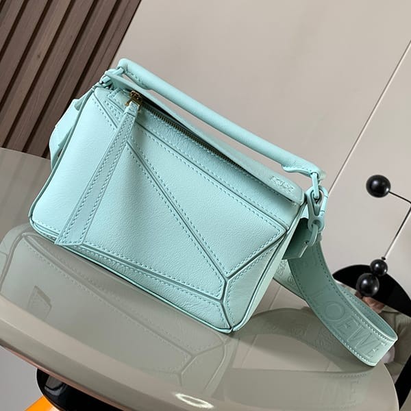 Lovely Loewe Satin Calfskin Replica Mini Puzzle Bag lof85227