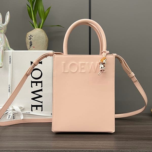 Express delivery Loewe Standard A5 Tote Bag Replica Sleek Calfskin LOP47454