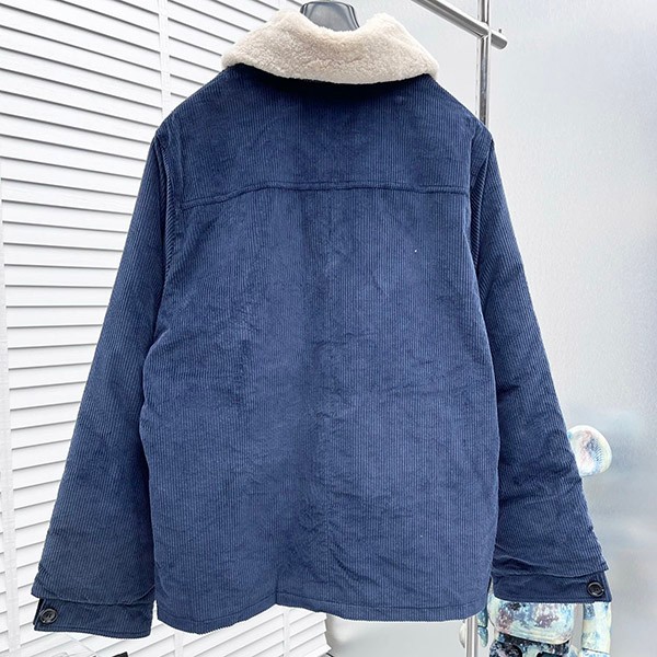 Prada corduroy quilted jacket replica puc65529