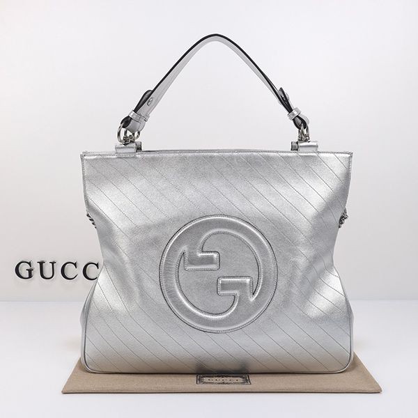 [Gucci] Blondie Laminated Nappa Handbag Replica 751516