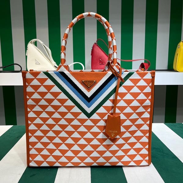 Sale New Arrivals Prada Replica Cool Symbol Large Handbag Tote Bag puq95364