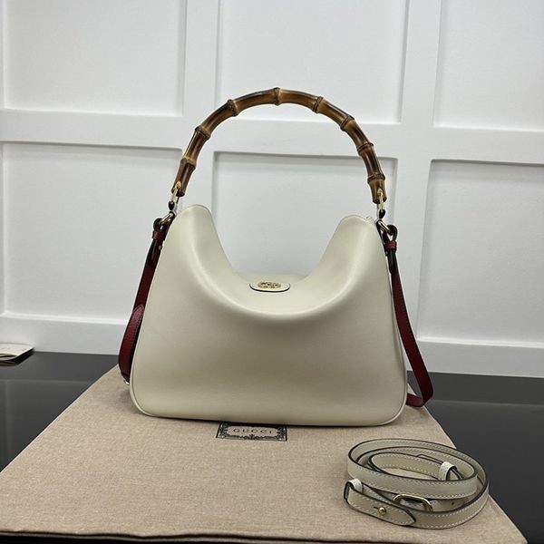Extremely rare! Gucci Bamboo Top Handbag Replica gua99332