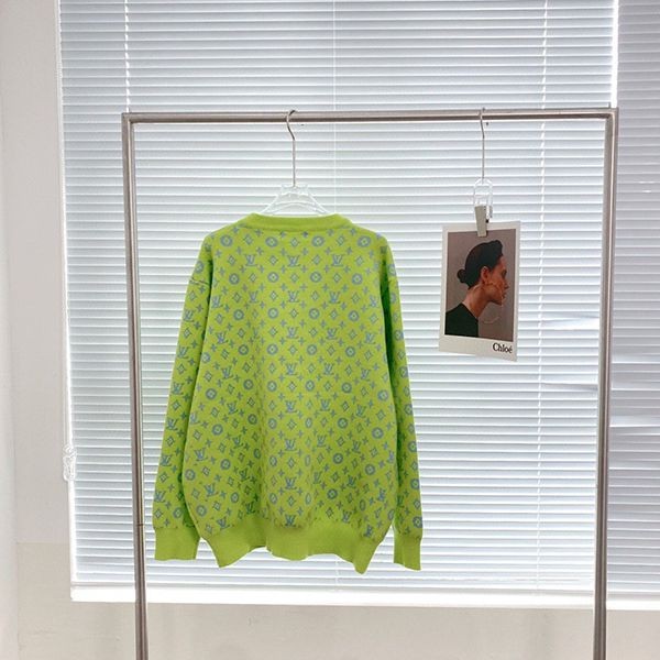 Hard to find Louis Vuitton Monogram Crew Neck Sweater Replica Unisex vuw70378