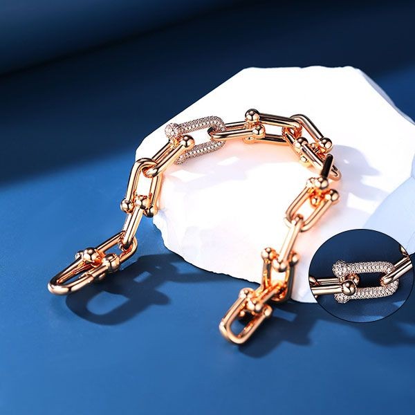 [Great Deal] Tiffany Link Bracelet Replica Tib19110