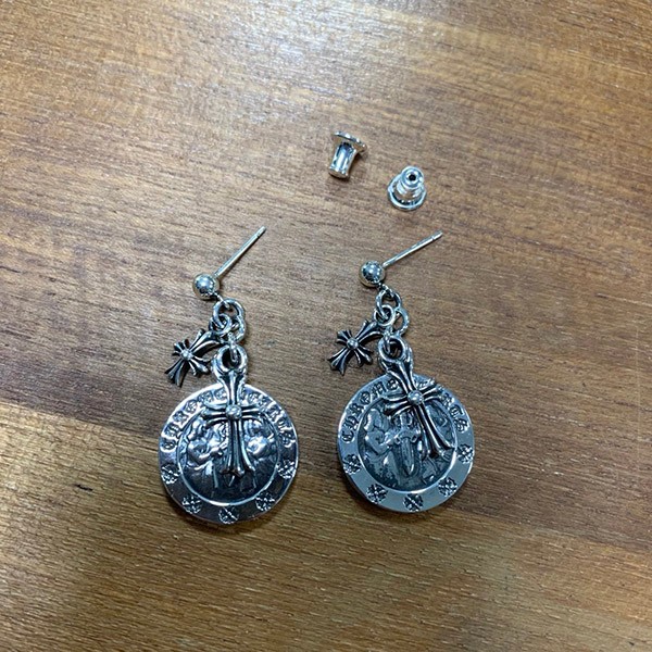 Chrome Hearts CH Plus Replica Drop Earrings Kuy15223