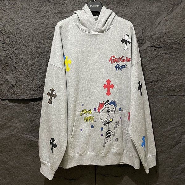 Autumn/Winter Sale Chrome Hearts Zip-up Hoodie Replica Kue81861