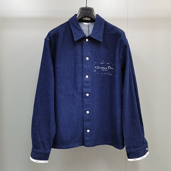 Rare Dior Duncan Grant Charleston Denim Shirt Replica dev32048