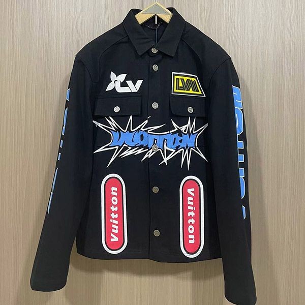 Rare Louis Vuitton Racing Urban Denim Jacket Replica vun91205 Rare Louis Vuitton Racing Urban Denim Jacket Replica vun91205