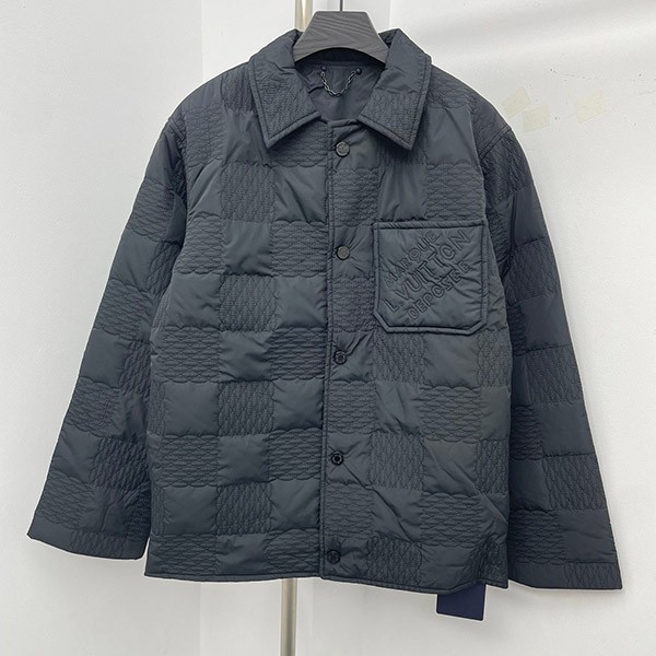 ☆Louis Vuitton☆Quilted Damier Jacket Copy/Autumn/Winter Outerwear vur43636 ☆Louis Vuitton☆Quilted Damier Jacket Copy/Autumn/Winter Outerwear vur43636