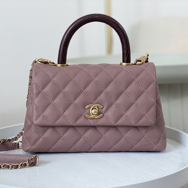 Extremely rare! Chanel top handle flap bag replica shy22783