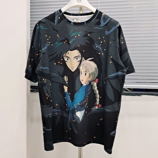 Secured Loewe T-shirt Replica Howl's Moving Castle Hin T-shirt lou04968 Secured Loewe T-shirt Replica Howl's Moving Castle Hin T-shirt lou04968