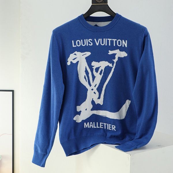 Sure to sell out Louis Vuitton LV logo crew neck sweater replica [popular item] vup58946