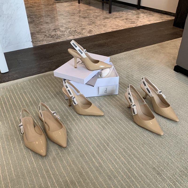 No customs duties J'adior replica slingback pumps ★ Khaki patent calfskin dei20245 No customs duties J'adior replica slingback pumps ★ Khaki patent calfskin dei20245