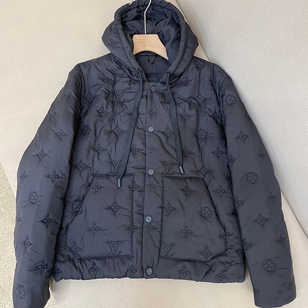 Louis Vuitton Monogram Quilted Hooded Blouson Replica vun45886