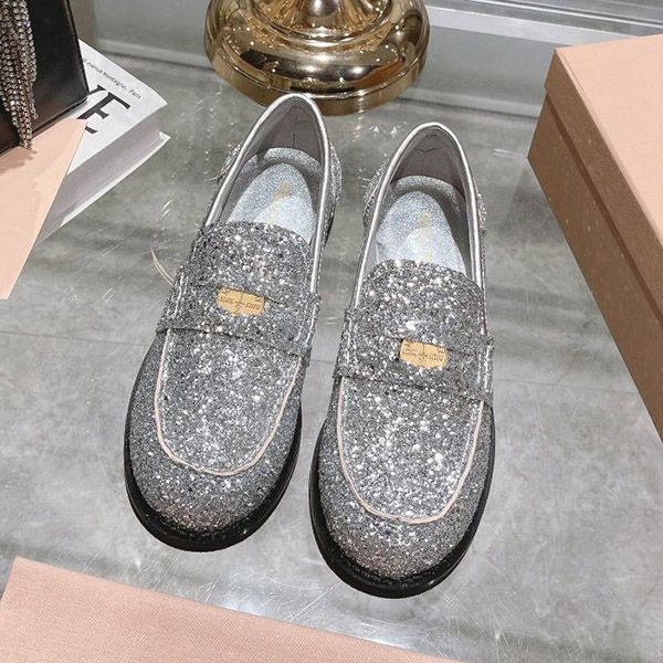 miumiu glitter loafers replica myj35371 miumiu glitter loafers replica myj35371