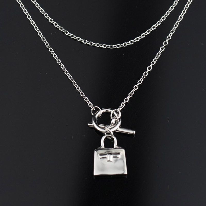 [Not available in Japan] Hermes Amulet Birkin Necklace Replica ers77530
