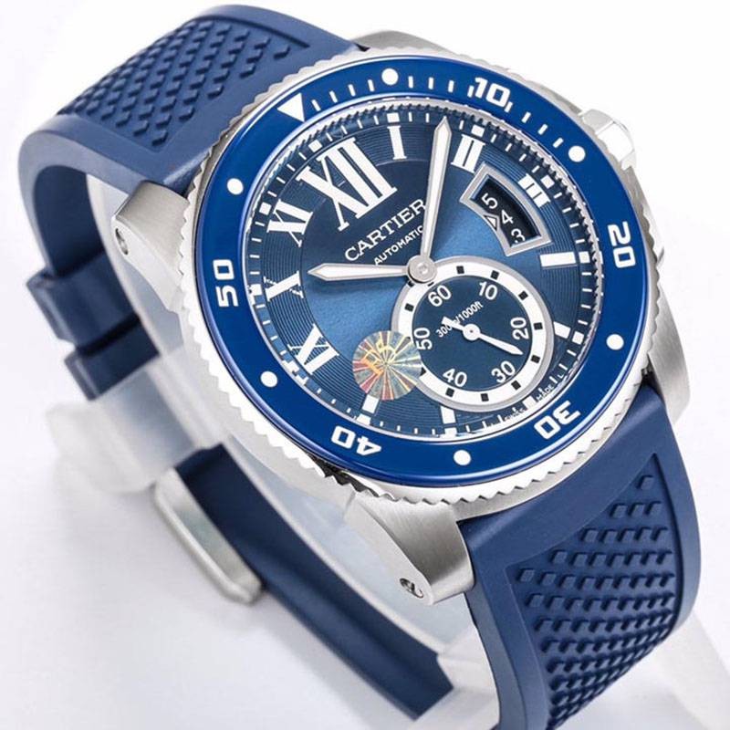 Cartier Calibre de Cartier Diver replica kaf14417, sold out