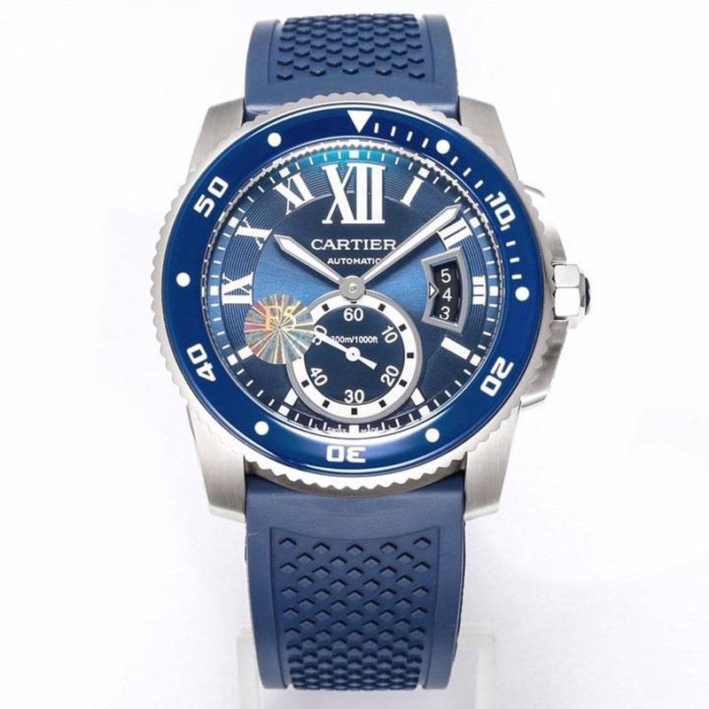 Cartier Calibre de Cartier Diver replica kaf14417, sold out