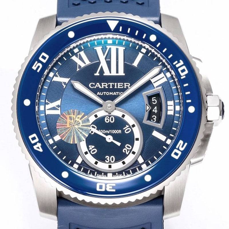 Cartier Calibre de Cartier Diver replica kaf14417, sold out