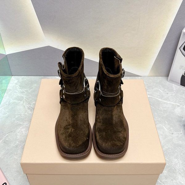 Secured Miu Miu suede boots replica myq08231 Secured Miu Miu suede boots replica myq08231