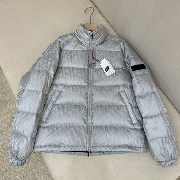 Warm? Dior OBLIQUE copy stand-up collar down jacket dec68087