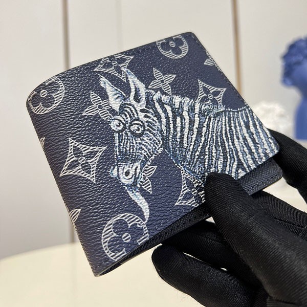 Louis Vuitton Zebra Monogram Bi-fold Wallet Replica M66601 Louis Vuitton Zebra Monogram Bi-fold Wallet Replica M66601