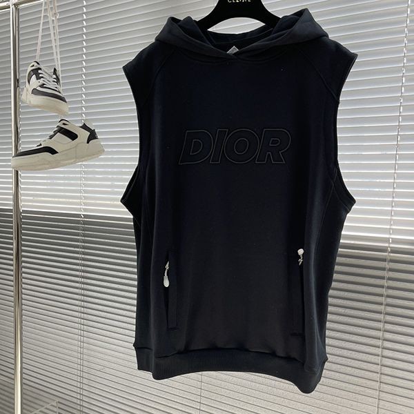 High quality??? Dior sleeveless hoodie copy unisex deb27549 High quality??? Dior sleeveless hoodie copy unisex deb27549