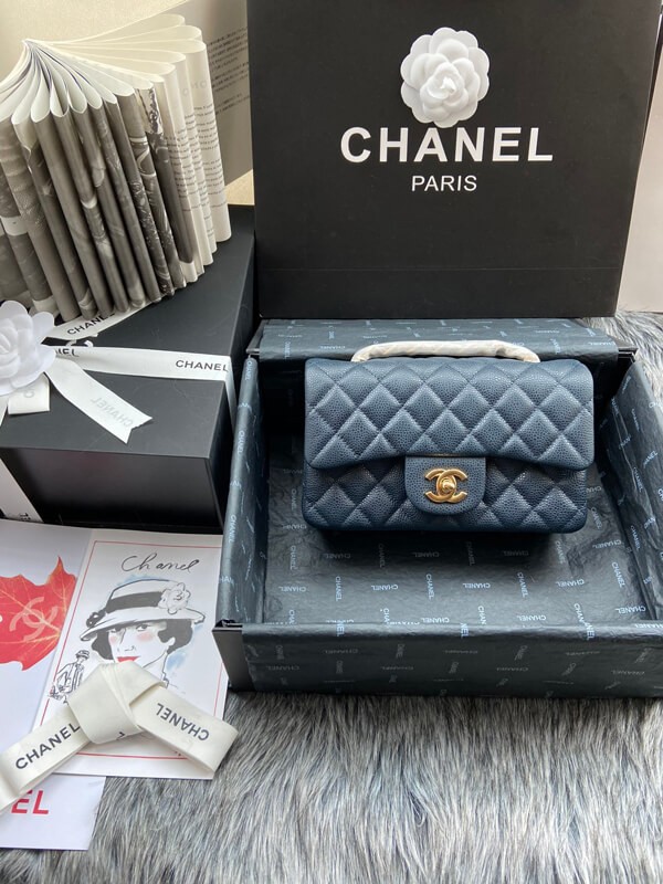 Popular Chanel Caviar Skin Mini Flap Bag Replica B1116