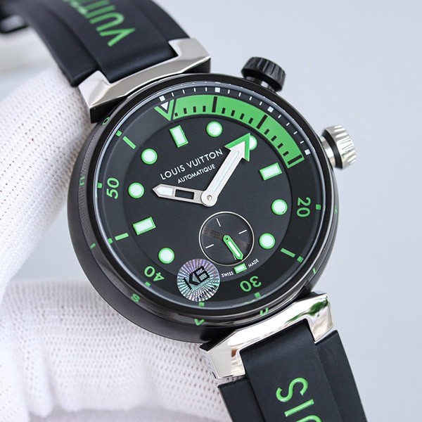 Louis Vuitton Smartwatch Cheap Tambour Street Diver vuv48756