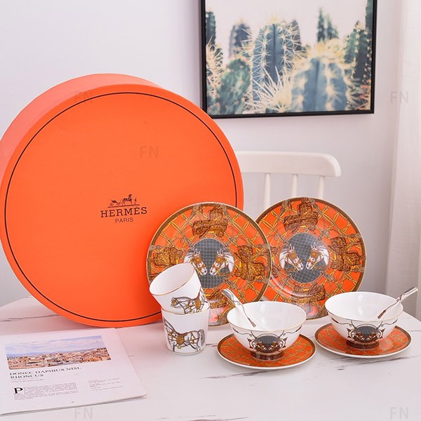 [Great for gifts] Hermes tableware replica 10-piece set erq69452