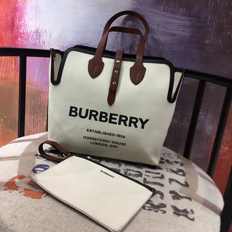Sold out [Burberry Tote Bag Replica] Medium Soft Cotton Canvas Belt Bag Bau53497