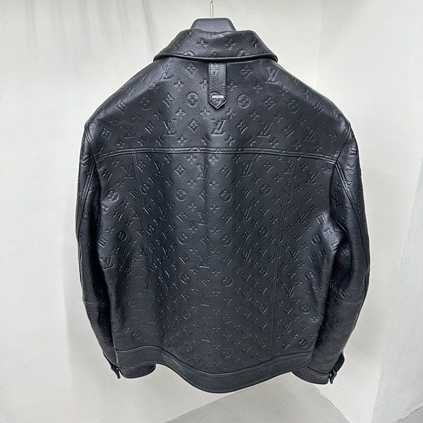Louis Vuitton Leather Boxy Jacket Replica vue31525