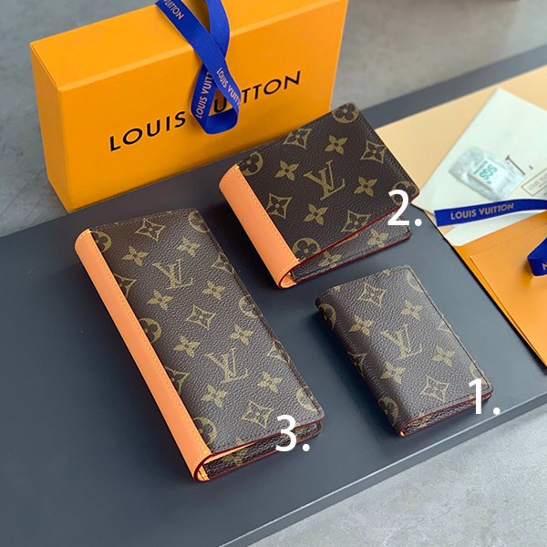 Louis Vuitton wallet replica, monogram bi-fold wallet, organizer de poche M68905