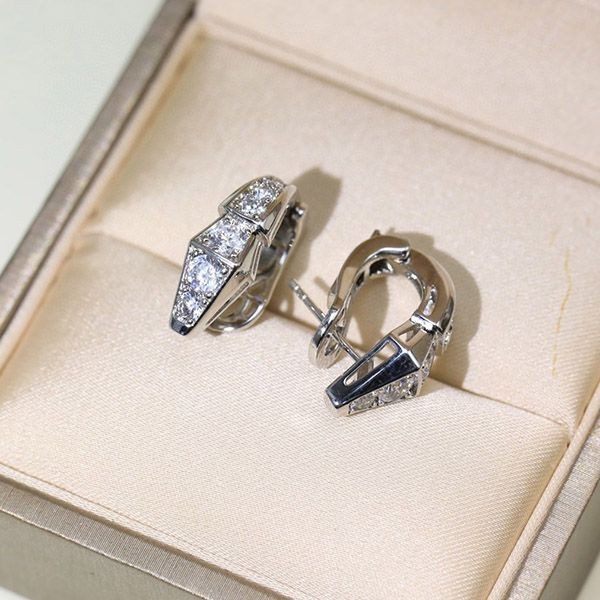 Recommended Bulgari SERPENTI VIPER 18K Replica Diamond Earrings Buo64089