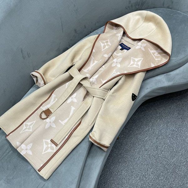 Cute Louis Vuitton Monogram Long Coat Replica vup92330 Cute Louis Vuitton Monogram Long Coat Replica vup92330