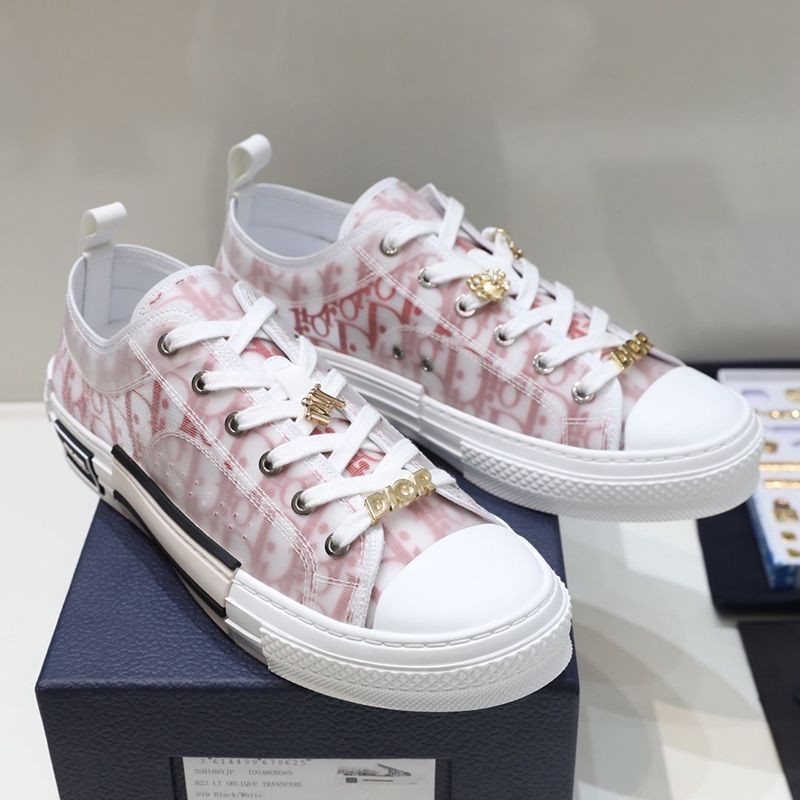 Very popular!! New color Dior B23 low top sneakers copy ★ Oblique canvas del15644
