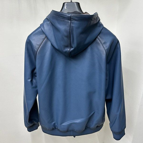 Berluti Leather Boxy Jacket Replica bef09456