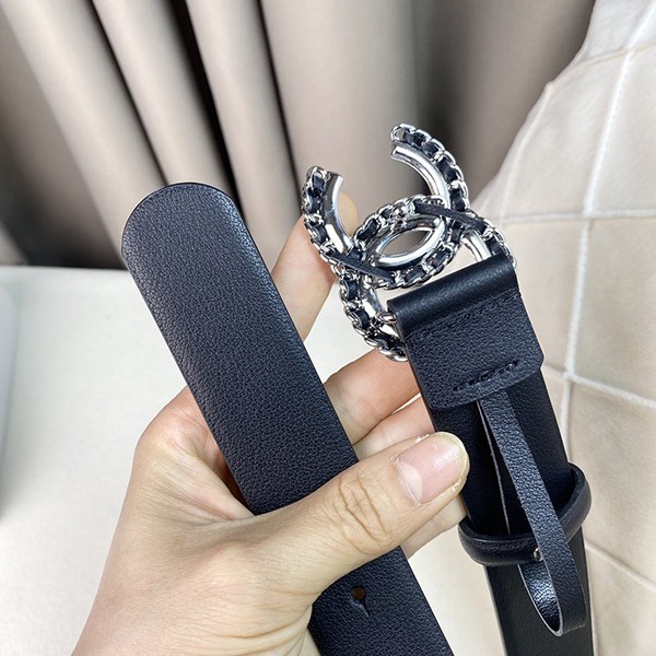 Perfect as a gift? Chanel ☆ Adult Luxury Belt Calfskin 3.0cm sha87352