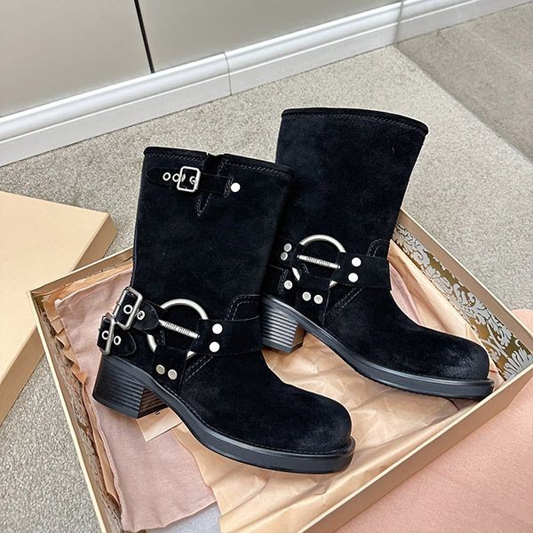 Perfect gift: Miu Miu suede boots replica myj57368 Perfect gift: Miu Miu suede boots replica myj57368