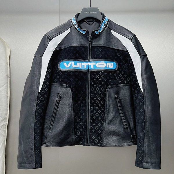Louis Vuitton Leather Boxy Jacket Replica vuo10933 Louis Vuitton Leather Boxy Jacket Replica vuo10933