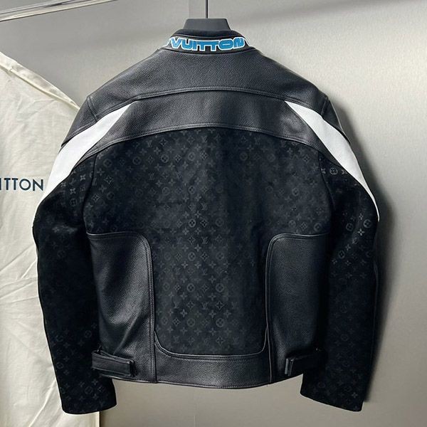 Louis Vuitton Leather Boxy Jacket Replica vuo10933
