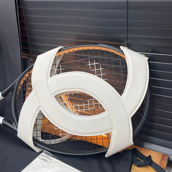 Chanel Coco Mark Replica Tennis Racket & Leather Chain Cover shi33514