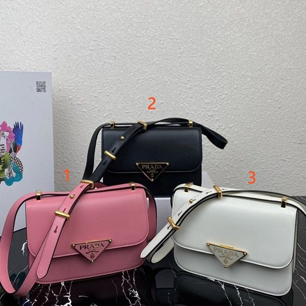 The hottest topic! Prada Saffiano leather fake shoulder bag puk71707