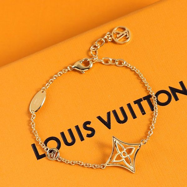 Popular! [Louis Vuitton Replica] Monogram Flower Bracelet M0925A