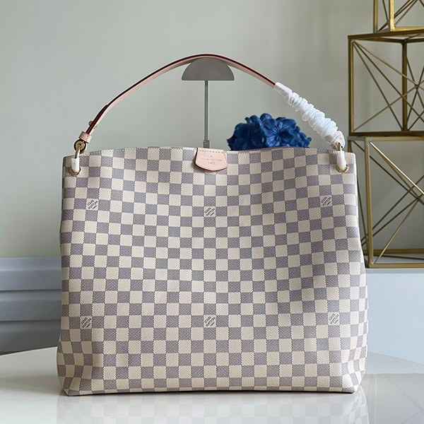 ★Popular in Japan! Louis Vuitton Graceful MM Replica Bag Damier Leather M42233 ★Popular in Japan! Louis Vuitton Graceful MM Replica Bag Damier Leather M42233